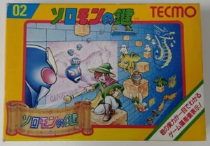 Nintendo Famicom FC Solomon's Key Japan Version w/ Box and Manual 5634 SP - Picture 1 of 5