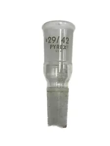 CORNING PYREX 29/42 Outer to 24/40 Inner Joint Reducing Enlarging Adapter 8800 - Picture 1 of 6