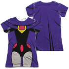 Teen Titans Go Raven Uniform Juniors All Over Print T-Shirt