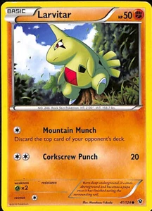 Larvitar 41/124 Common - Pokemon XY Fates Collide Card - Picture 1 of 2