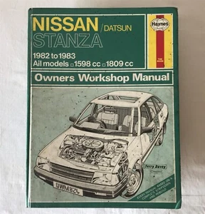 Datsun Stanza 1982-83 1598cc -1809cc Haynes 824 Owners Workshop Manual 1984 - Imagen 1 de 12