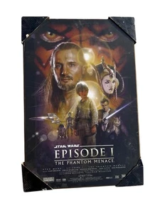 Star Wars Episode I The Phantom Menace Framed Wall Art 12x18 Inches Hobby Lobby - Picture 1 of 4