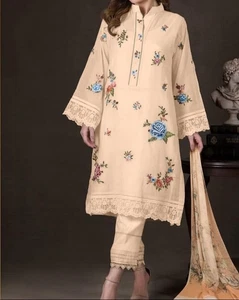 Suits 638 1112 Indian Salwar Kameez Dupatta Suits Wash-n-Wear M L XL XXL Size - Picture 1 of 13