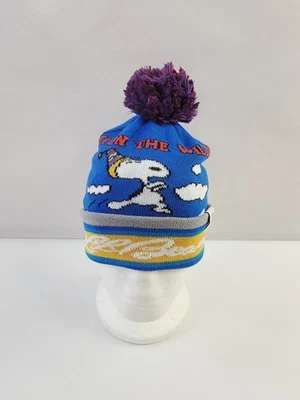 L.L. Gorro Bean Peanuts Snoopy Walk on the Wild Side azul Pom Pom 2021 Foto 1 de 4