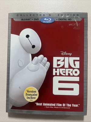 Disney Big Hero 6 Blu-ray/DVD Combo 2015 Canadian - Image 1 of 4