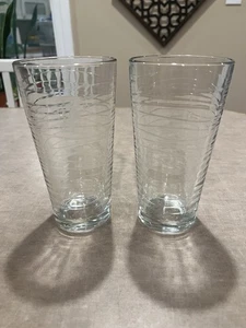 Libby Orbita Wave schwere Glasbecher - Vintage - klar - 2er Set - Bild 1 von 5