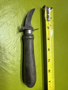 #12 Antiker Dosenöffner Konvolut - Holzgriff & Metallklinge um 1800 - Bild 1 von 8