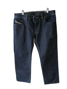 Diesel Larkee Regular Straight Jeans Size 34 X 30 Dark Wash Mens Denim - JK12-uu - Bild 1 von 6