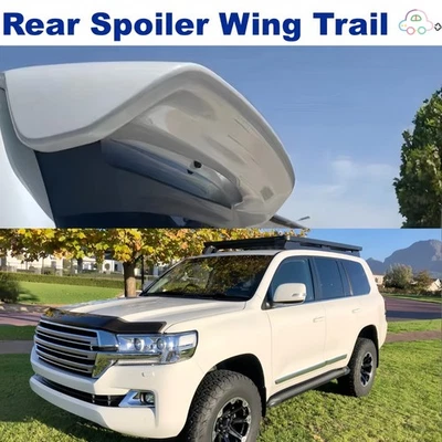 Fits For Land Cruiser LC200 2008-2020 Rear Spoiler Wing Trail Trunk Lip Spoiler - Imagem 1 de 4