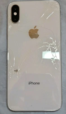 Cubierta trasera de vidrio rosa Apple iPhone XS marco de repuesto grado B  Foto 1 de 4