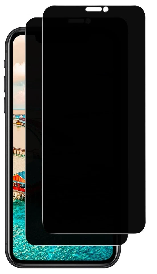 Protetor de tela de privacidade para iPhone 11/XR, vidro temperado anti-espião - Imagem 1 de 1