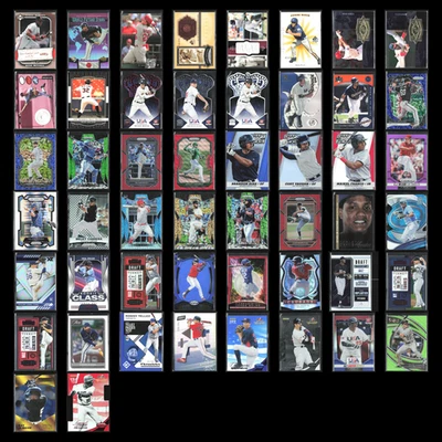 Lote de 50 tarjetas de béisbol serie #'d distribuidor a granel al por mayor cubierta superior Prizm y más Foto 1 de 4