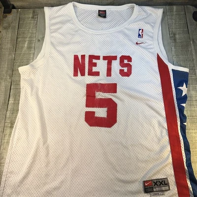 Camiseta cosida Jason Kidd #5 New Jersey Nets NBA Nike XXL Foto 1 de 4