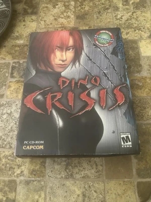 Dino Crisis Capcom PC Big Box Factory Sealed Vintage 2000 Rare Gem 0 on VGA - Image 1 of 4