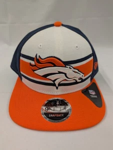 Denver Broncos New Era 9Fifty Sombrero Retro Para Hombres SnapBack Rayas 2 NFL - Nuevo - Imagen 1 de 4