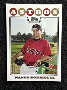 WANDY RODRIGUEZ #413 2008 Topps Béisbol Cantidad Houston Astros - Imagen 1 de 2