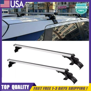 For Dodge Durango 2011-2021 Car Roof Rack Cross Bar Cargo Luggage Carrier Silver - Picture 1 of 15