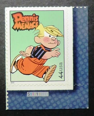 4471 MNH 2010 44c Dennis the Menace PNS Sunday Funnies Comics comic strip kids - Image 1 of 2