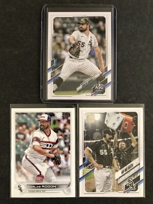 Carlos Rodon 2021 Topps Update All Star Game Platinum Anniversary Numbered /70 - Image 1 of 4