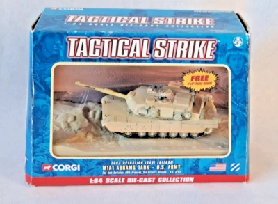 Corgi Tactical Strike M1A1 Abrams Tank 1:64 Diecast Collection - Military Model - Bild 1 von 3
