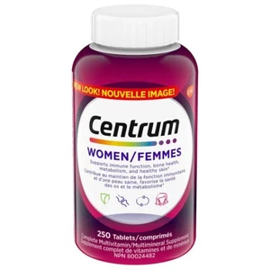 Centrum Complete Suplemento Multivitamínico y Mineral para Mujer, 250 Comprimidos - Imagen 1 de 2
