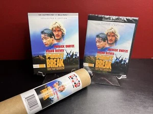 Point Break Collectors Ed (4K UHD+Blu-ray+NM Slipcover+Poster) Factory Sealed - Picture 1 of 9