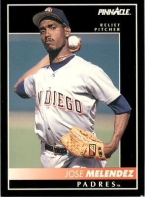 1992 Pinnacle Jose Melendez San Diego Padres #536 Baseball Card - Image 1 of 2