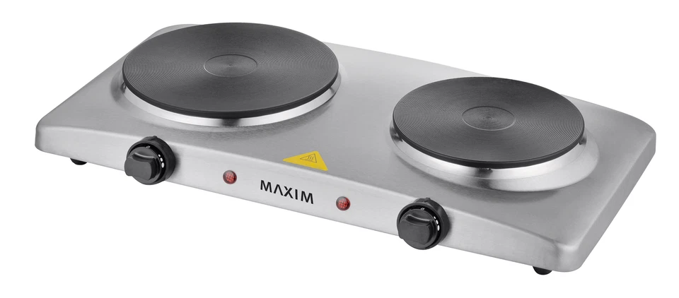 Maxim Twin Cooktop Hotplate Portable Cooker Electric Cooking Stove Double Plates - image 1 of 1