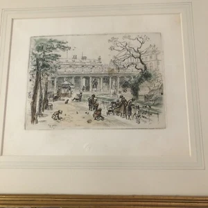 Eugene Louis Veder Etchings Paris - Musee De Louvre Chalcographie Mark - Picture 1 of 9
