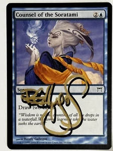 MTG Magic Counsel Of The Soratami Signed Artist Proof  X1 CHK Randy Gallegos - Picture 1 of 2