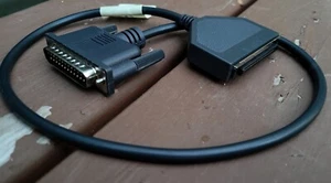 DELL Latitude Laptop External Floppy Disk Drive Cable Parallel 053975 045647 - Picture 1 of 1