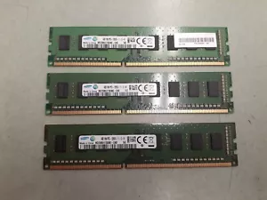 Samsung M378B5173DB0-CK0 12GB (3x4GB) 1RX8 PC3-12800U 1600MHz DDR3 Memory - Picture 1 of 3