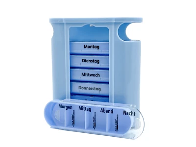 TIGA MED Medikamentenspender 7 Tage Tabletten Medi Spender Pillenbox Arznei Kassette NEU!