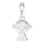FASHIONS FOREVER® 925 Sterling Silver Baby Girl Dangle-Bead OR Clip-On Charm