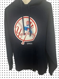 Authentic Mitchell and Ness New York Yankees Fleece Hoodie - blau - Bild 1 von 3