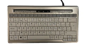 BakkerElkhuizen S-Board 840 Tastatur USB Kompakt Ergonomisch Grau  AZERTY BE - Bild 1 von 4