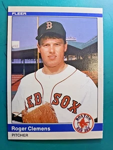 1984 Fleer Update #U27 Roger Clemens XRC Team: Boston Red Sox Baseball RC - Picture 1 of 3