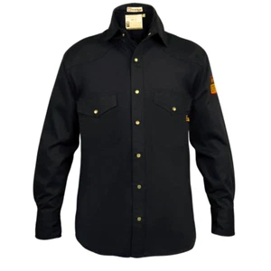 Flame Resistant FR Welding Shirt - Heavy Weight - 100% Cotton - 9 oz - Picture 1 of 44