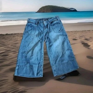 Hint Wide Leg Capris Jean Women Sz 3 Great Condition Back To School - Picture 1 of 10