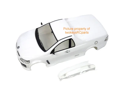 1:10 RC Painted Body Shell - Holden Commodore Maloo ute 200mm WHITE.+black - Image 1 of 4