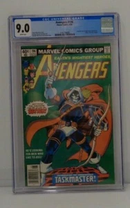 Marvel AVENGERS #196 CGC 9.0 1980 weiße Seiten 1. vollständiger Taskmaster Kiosk - Bild 1 von 2