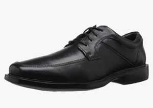 Nuevos Zapatos de Vestir Dockers Para Hombre Perry Puntera de Espuma con Memoria Oxford Lite 10 Cuero Negro - Imagen 1 de 12