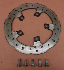 2011 08-16 APRILIA DORSODURO 750 SMV750 Rear Brake Rotor Disc Wheel Rim - Picture 1 of 7