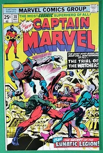 Captain Marvel (1968) #38 en estado bastante bueno (8,0) aplicación Watcher - Imagen 1 de 1