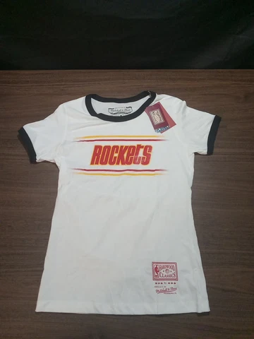 Houston Rockets NBA Mitchell & Ness Woman medium tShirt nwt Hardwood classics Cover