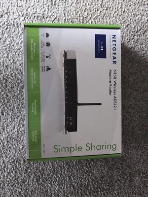 NETGEAR 150 Mbps 10/100 Wired & Wireless Router (DGN1000-100PES) - Image 1 of 2