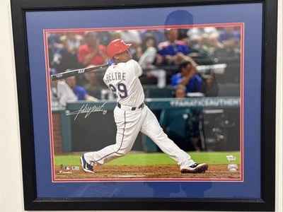 Adrian Beltre Autographed Hand Signed Custom Framed 16x20 Rangers Photo - JSA — 第 1/4 张图片