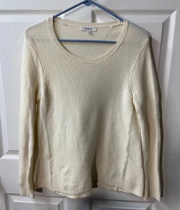 Madewell Pullover Herren Medium Creme Langarm Baumwolle Classic Crew - Bild 1 von 6