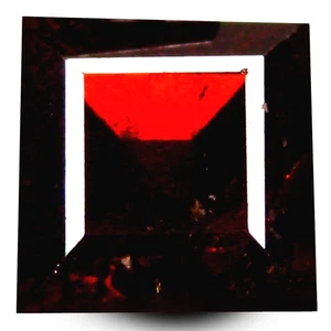 1.35 ct  Pretty Octagon Shape (6 x 6 mm) Orangy Red Spessartine Natural Gemstone - Picture 1 of 1