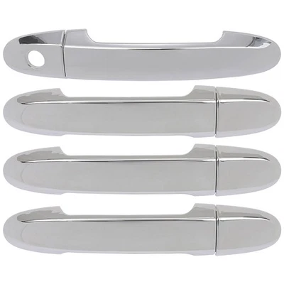 Juego de 4 cubiertas de manija de puerta delantera trasera para Hyundai Santa Fe 2006-2012 con cerradura Foto 1 de 4